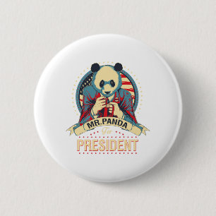 Macaron Rond 5 Cm m. panda pour président