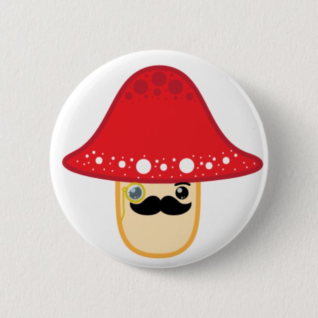 Macaron Rond 5 Cm M. shroom (Devant)