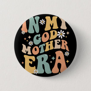 Macaron Rond 5 Cm Ma Godmère Era Lover Super Retro Maman Funny Moth