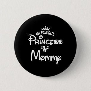 Macaron Rond 5 Cm Ma Princesse Favorite M'Appelle Maman Fille Fathe