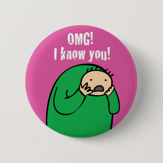 Macaron Rond 5 Cm Mac OMG ! Bouton (pourpre)