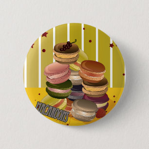 Macaron Rond 5 Cm Macarons Vintage