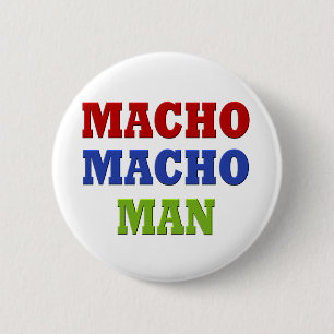 MACARON ROND 5 CM MACHO MAN