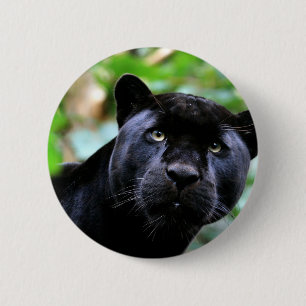 Macaron Rond 5 Cm Macro Black Panther
