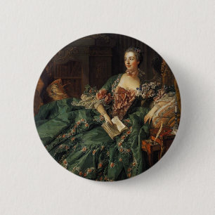 Macaron Rond 5 Cm Madame de Pompadour