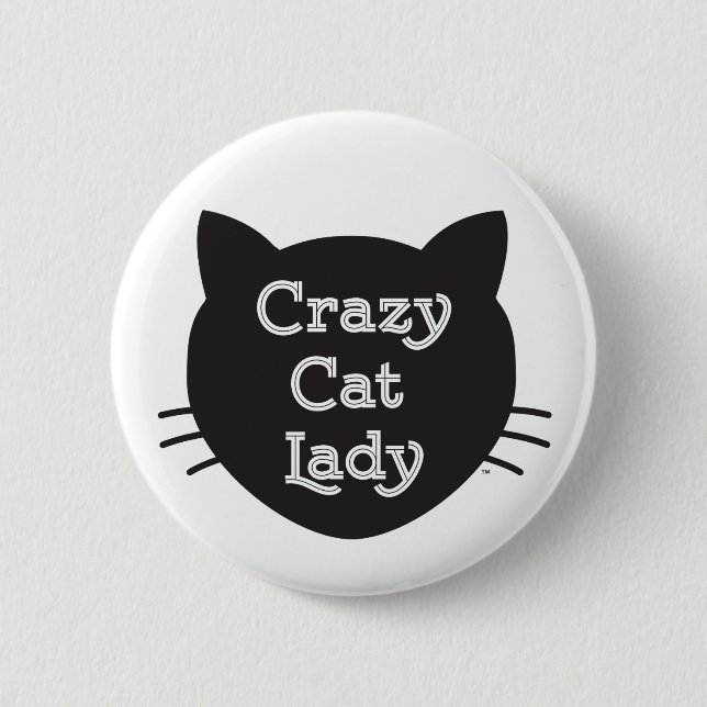 Macaron Rond 5 Cm Madame folle Button de chat (Devant)