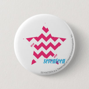 Macaron Rond 5 Cm Magenta 2 de zigzag