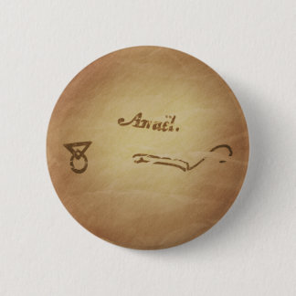 Macaron Rond 5 Cm Magic Seal Angel Anael Protection Charmes magiques