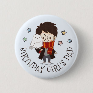 Macaron Rond 5 Cm Magique Anniversaire HARRY POTTER™ et Poudlard