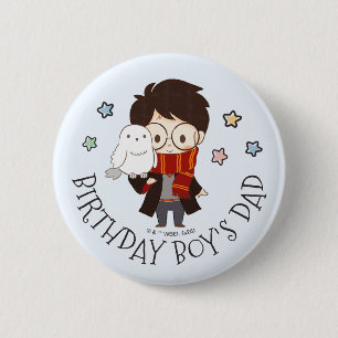 Macaron Rond 5 Cm Magique HARRY POTTER™ et Hogwarts