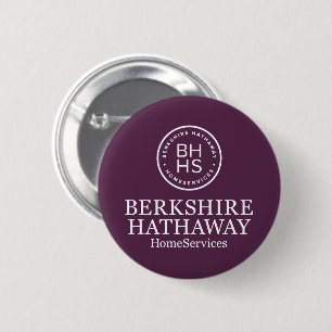 Macaron Rond 5 Cm Magnifique Berkshire Hathaway Buttons