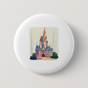 Macaron Rond 5 Cm Magnifique Costume de Château du Royaume Magique p