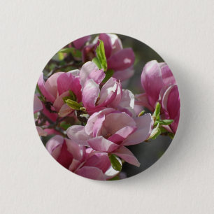 Macaron Rond 5 Cm Magnolia de floraison
