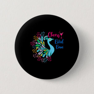 Macaron Rond 5 Cm Mahjong de pois Vive l'oiseau Bam Mah Jong chinois