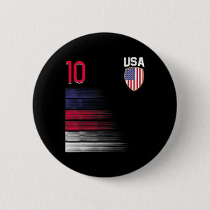 Macaron Rond 5 Cm Maillot Usa Soccer Ll Flag