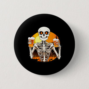 Macaron Rond 5 Cm Mains Bière drôle Boire Halloween femmes