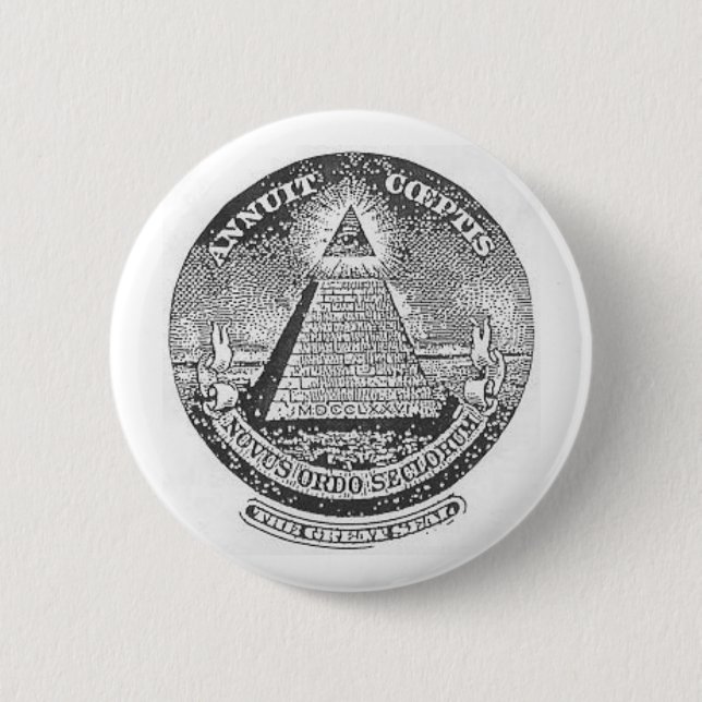 Macaron Rond 5 Cm MAINTENANT bouton (Devant)