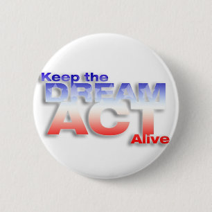 Macaron Rond 5 Cm Maintenez l'acte RÊVEUR vivant