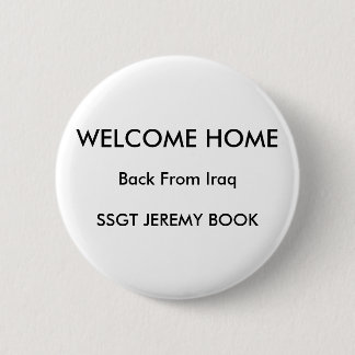 Macaron Rond 5 Cm MAISON BIENVENUE, arrière du LIVRE d'IraqSSGT