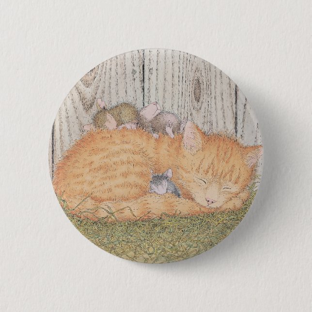 Macaron Rond 5 Cm Maison-Souris Designs® - (Devant)
