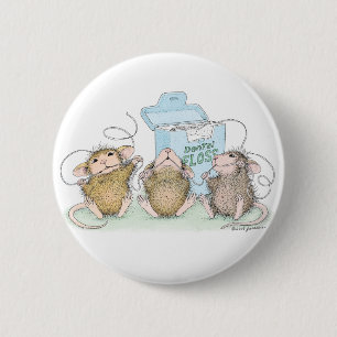 Macaron Rond 5 Cm Maison-Souris Designs® - goupilles