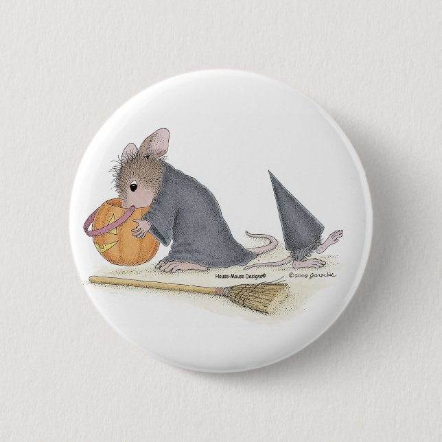 Macaron Rond 5 Cm Maison-Souris Designs® - goupilles (Devant)