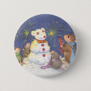Macaron Rond 5 Cm Maison-Souris Designs® - goupilles