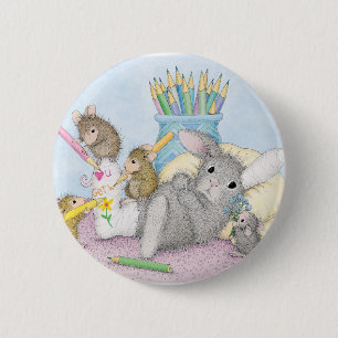 Macaron Rond 5 Cm Maison-Souris Designs® - goupilles
