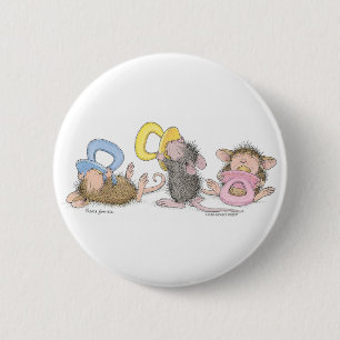 Macaron Rond 5 Cm Maison-Souris Designs® - goupilles