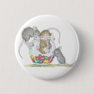 Macaron Rond 5 Cm Maison-Souris Designs® - goupilles