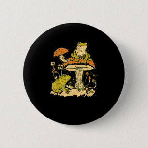 Macaron Rond 5 Cm Maisonnette Champignon Grenouille Esthétique Cotta