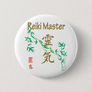 Macaron Rond 5 Cm Maître de Reiki