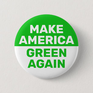Macaron Rond 5 Cm Make America Green Again