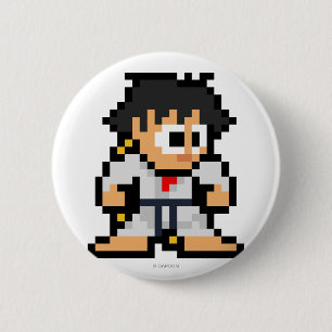Macaron Rond 5 Cm Makoto à 8 bits