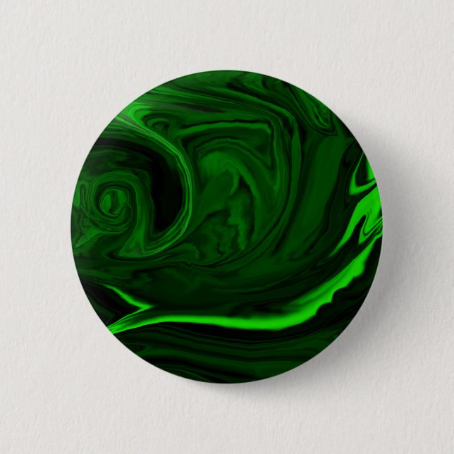 Macaron Rond 5 Cm malachite vert texture (Devant)