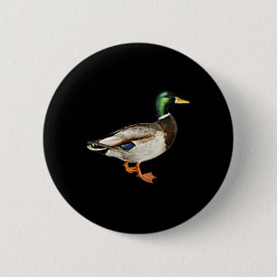 Macaron Rond 5 Cm Mallard Drake Pocket Logo Mallard Ducks Hunti