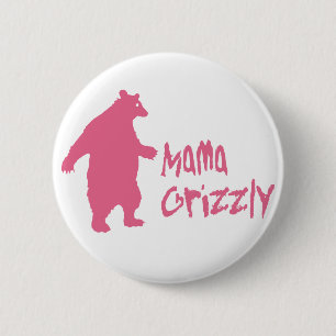 Macaron Rond 5 Cm Mama Grizzly