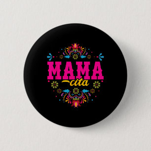 Macaron Rond 5 Cm Mamacita Premier Anniversaire Pour Femmes - Cactus