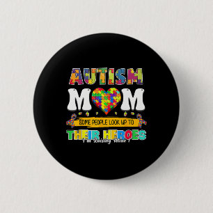 Macaron Rond 5 Cm Maman autiste Certaines personnes regardent leurs