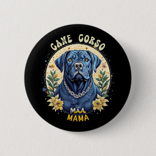 Macaron Rond 5 Cm Maman Cane Corso