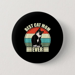 Macaron Rond 5 Cm Maman chatte toujours t-shirt drôle fête des mères