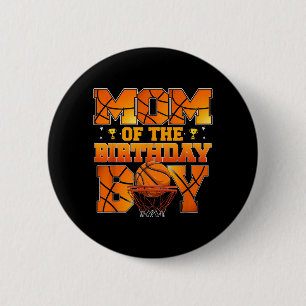 Macaron Rond 5 Cm Maman de baseball du garçon qui fête son anniversa