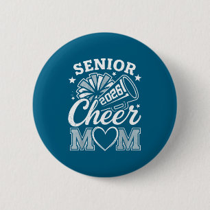 Macaron Rond 5 Cm Maman de cheerleader fière promotion 2026 Graphism