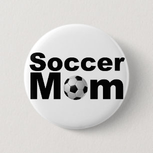 Macaron Rond 5 Cm Maman de football