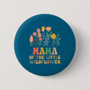 Macaron Rond 5 Cm Maman de la fête d'anniversaire du bébé petite fle