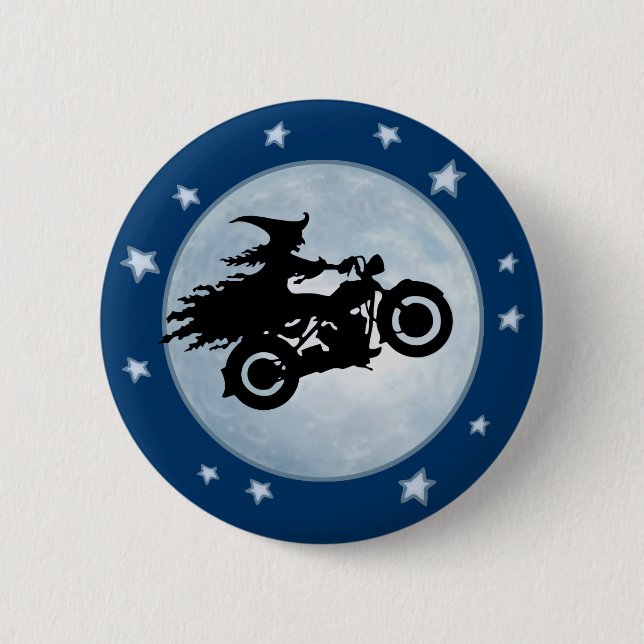Macaron Rond 5 Cm Maman de Witchy (Devant)