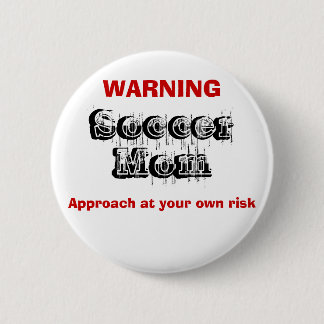 Macaron Rond 5 Cm Maman du football,