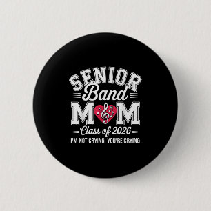 Macaron Rond 5 Cm Maman du groupe senior Cl de 2026 Je ne pleure pas