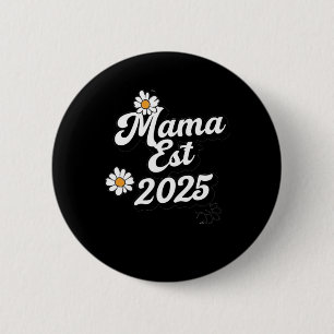 Macaron Rond 5 Cm Maman Est. 2025 Un Hommage Élégant À New Moms Cele