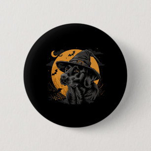 Macaron Rond 5 Cm Maman Labrador Halloween drôle mignon chien Lab no
